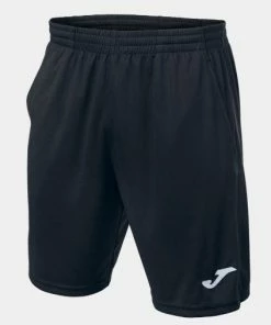Football Unlimited NZ Drive Bermuda Tennis Shorts Black Clearance