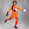 Football Unlimited NZ Zamora IV Goalkeeper Set (Shirt, Shorts And Socks) Orange/Black