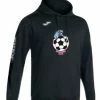 Football Unlimited NZ Rangers AFC Blenheim Hooded Sweatshirt - Large Club Logo Centre Front, Name - Lower Back