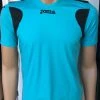 Football Unlimited NZ Fluro Turquoise/Black Short Sleeved T-Shirt