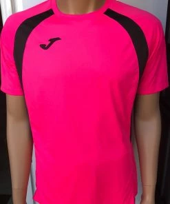 Football Unlimited NZ Clearance Champion III Fluro Pink/Black T-Shirt