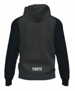 Football Unlimited NZ Rangers AFC Blenheim Full Zip Hooded Jacket - Club Logo Left Chest, Name - Lower Back